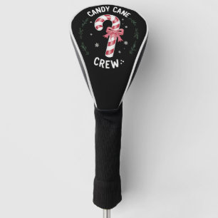 Candy Cane Crew Funny Christmas Candy Lover Xmas Golf Head Cover