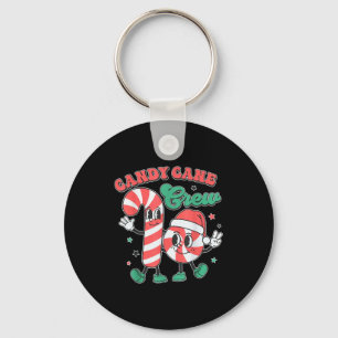 Candy Cane Crew - Funny Christmas Holiday Men Wome Keychain