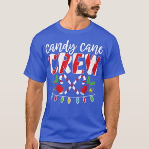 Candy Cane Crew Matching Christmas Group Pjs Pajam T-Shirt