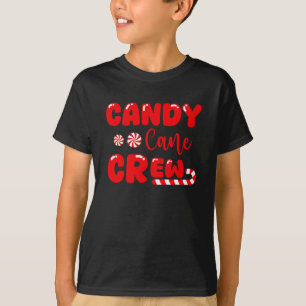 Candy Cane Crew Matching Family Candy Lover T-Shirt