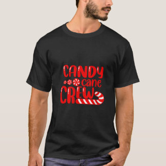 Candy Cane Crew Matching Family Group Candy Lover  T-Shirt