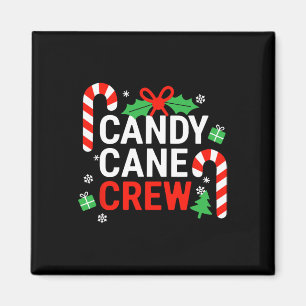 Candy Cane Crew Shirt Adult Men Women Kids Christm Magnet