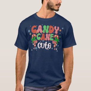 Candy Cane Cute Funny Christmas Candy Lover Xmas 2 T-Shirt