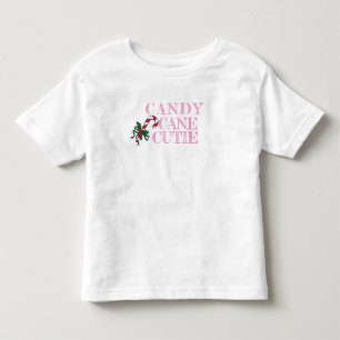 Candy Cane Cutie Christmas Shirt For Kids Toddlers