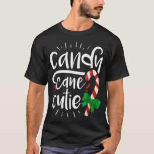 Candy Cane Cutie Christmas Stocking Stuffer Family T-Shirt