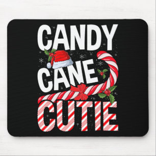 Candy Cane Cutie Christmas Xmas Women Girls Kids T Mouse Pad
