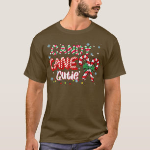 Candy Cane Cutie Funny Christmas Candy Lover Xmas T-Shirt