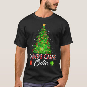Candy Cane Cutie Funny Christmas Tree Candy Lover T-Shirt