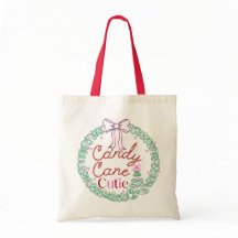 Candy Cane Cutie Tote