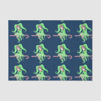 Candy Cane Elf Tissue Paper