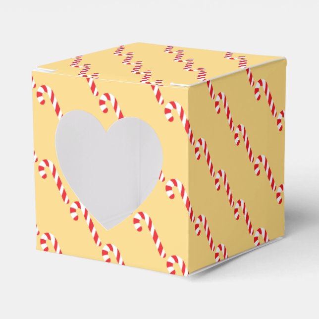 Candy Cane Favour Box (Front Side)