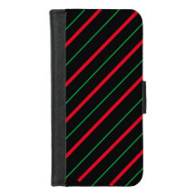 Candy Cane Festive Holiday  iPhone Wallet Case