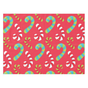 Candy Cane Fun Holiday Tablecloth