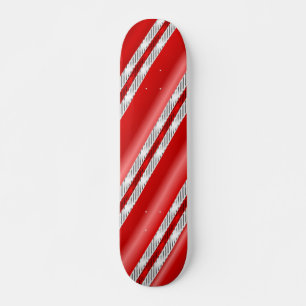 Candy Cane Fusion (Skateboard Deck) Skateboard