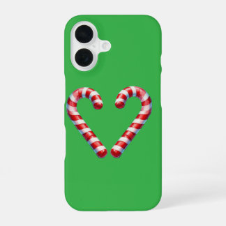 candy cane hart iPhone 16 case