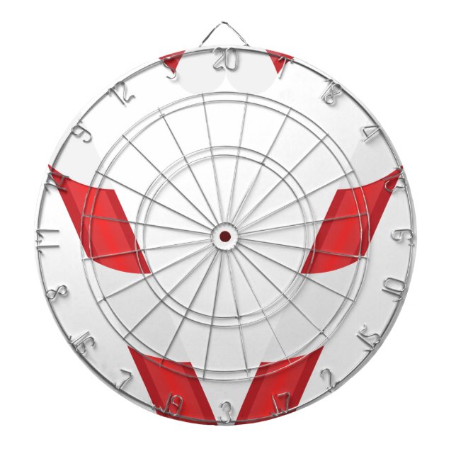 candy cane heart dartboard (Front)