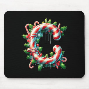 Candy Cane Joyful Holiday Srit C Tank Top  Mouse Pad