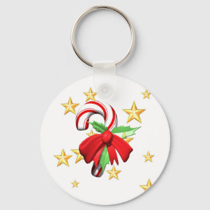 Candy Cane Keychain