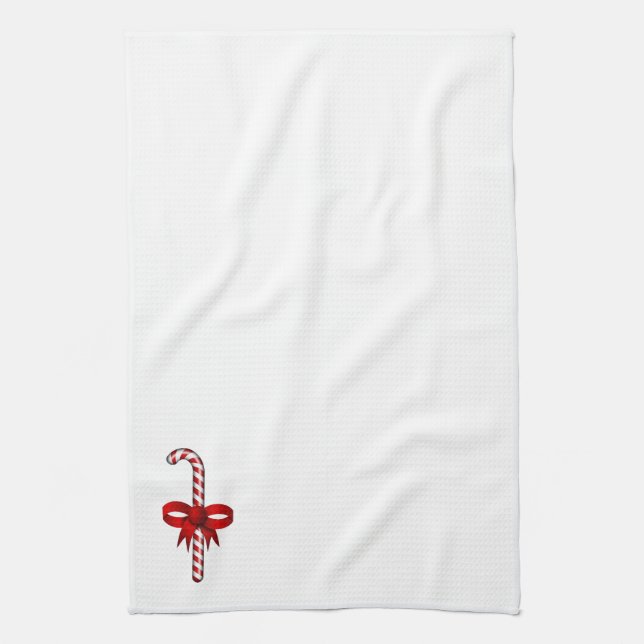 Candy Cane Kitchen Towel (Vertical)