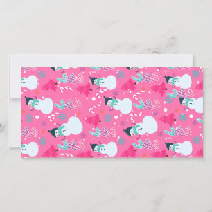 Candy Cane Lane Christmas Bookmark Thank You Card