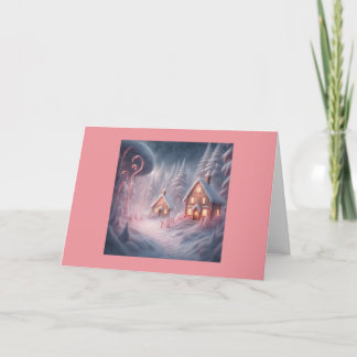 Candy Cane Lane Merry Christmas Card