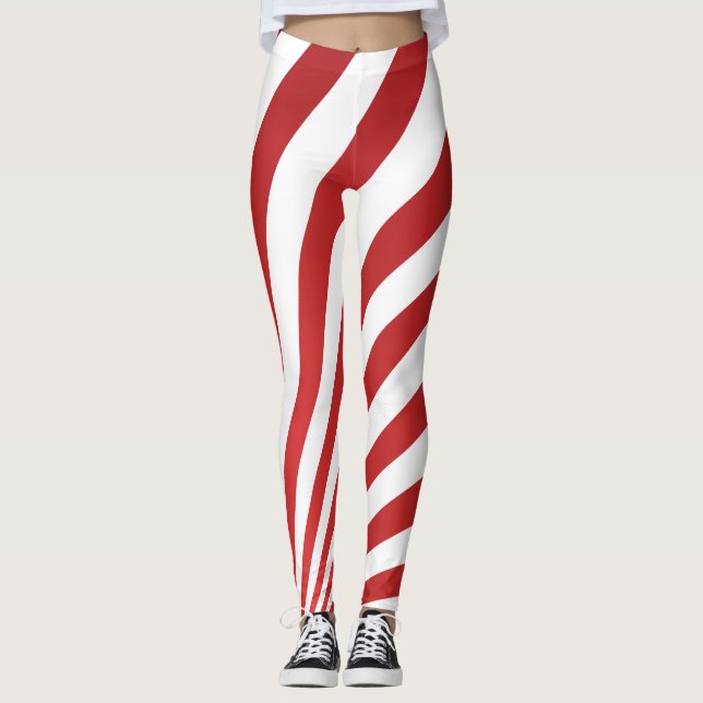 Candy Cane Leggings (Front)