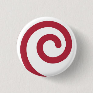Candy Cane Martzkin Christmas Button