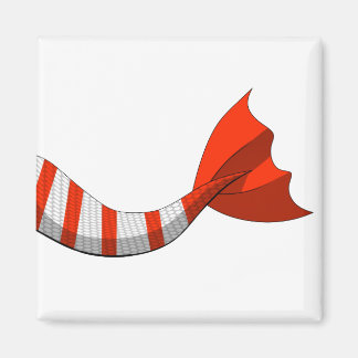 Candy Cane Mermaid Tail V2 Magnet