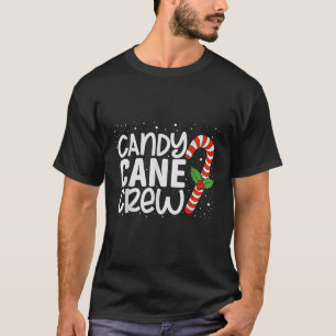 Candy Cane Merry and Bright Red and White Candy Ch T-Shirt