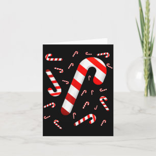 Candy Cane Merry And Bright Red And White Candy Co Card