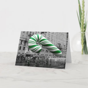 Candy Cane on Parade Holiday Card
