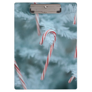 Candy Cane on Tree Clipboard