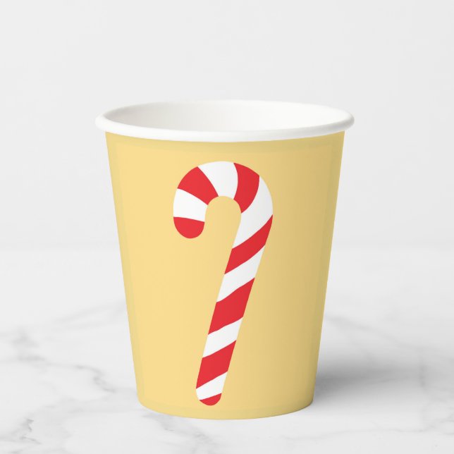 Candy Cane Paper Cup (Front)