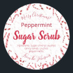 Candy Cane Peppermint Christmas Sugar Scrub Labels<br><div class="desc">Sugar scrubs are easy and inexpensive to make but leave the skin feeling luxuriously soft and nourished making it the ultimate Christmas gift! If you are looking for fun Christmas labels then these dancing candy canes will make the perfect label!</div>