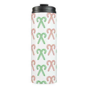 Candy cane/peppermint  thermal tumbler