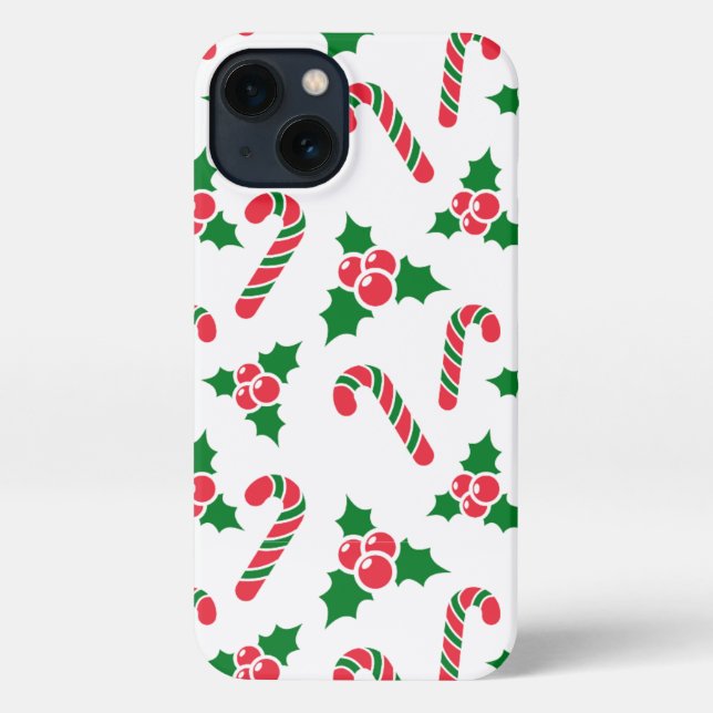Candy Cane Phone Case (Back)