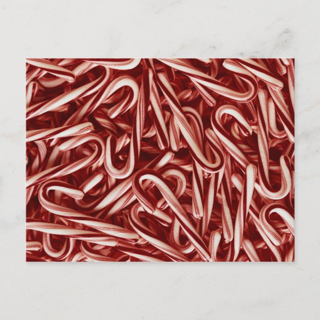Candy Cane pile Postcard (Front)