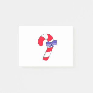 Candy cane post-it notes