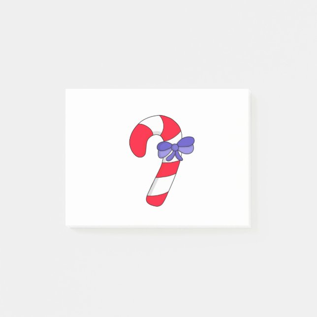 Candy cane post-it notes (Front)