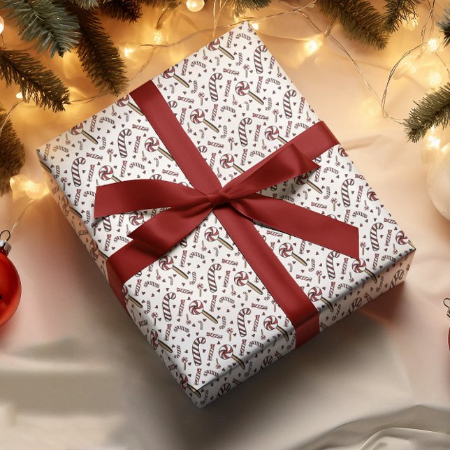 Candy Cane set of 3 Wrapping Paper  (Creator Uploaded)
