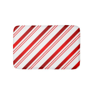 Candy Cane Stripe Bath Mat
