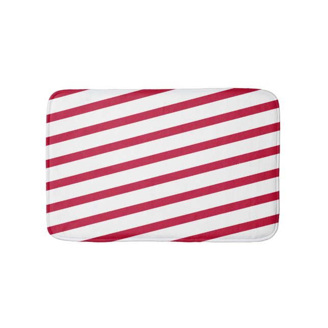 candy cane stripe bath mat (Front)