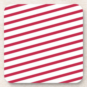 candy cane stripe coaster
