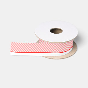 Candy Cane Stripe Ribbon Satin Ribbon