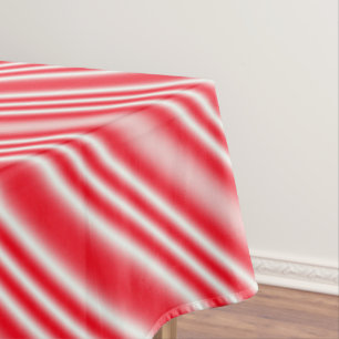 Candy-Cane Striped Tablecloth