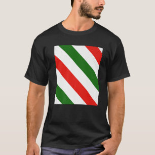 Candy cane Striped Traditional Merry Christmas Xma T-Shirt