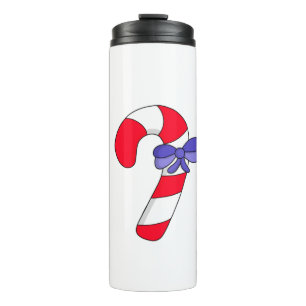 Candy cane thermal tumbler