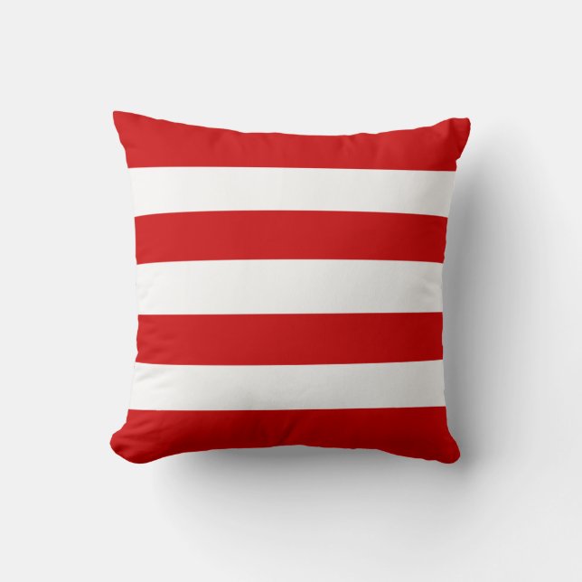 Candy Cane Throw Pillow (Front)