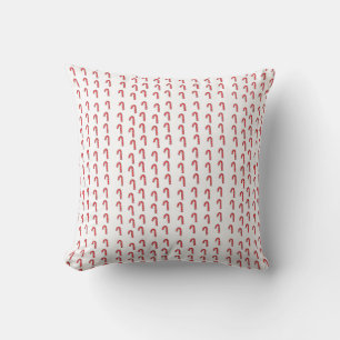 Candy Cane Throw Pillow