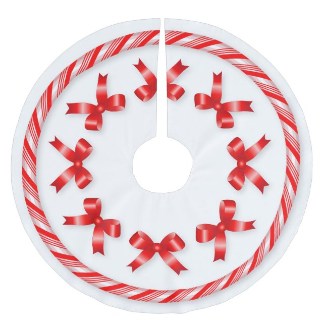 Candy Cane Tree Skirt (Front)